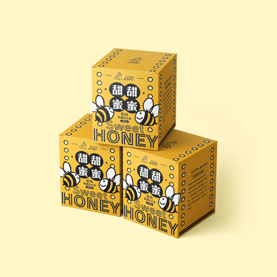 蜂蜜包裝設計